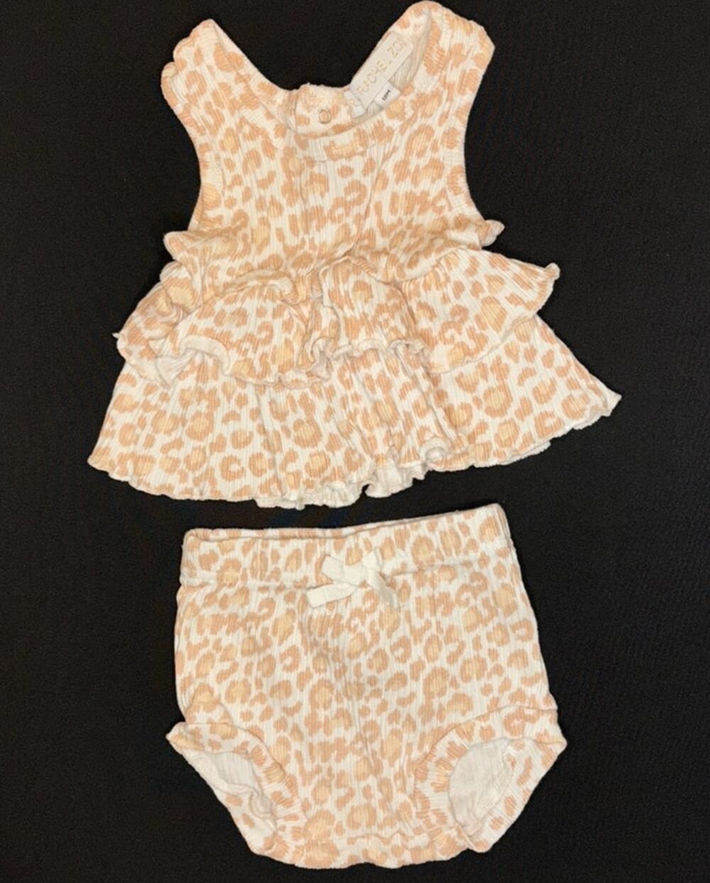 RZ by RACHEL ZOE | Baby Girl Size 18 M | 2-piece Set Leopard Print